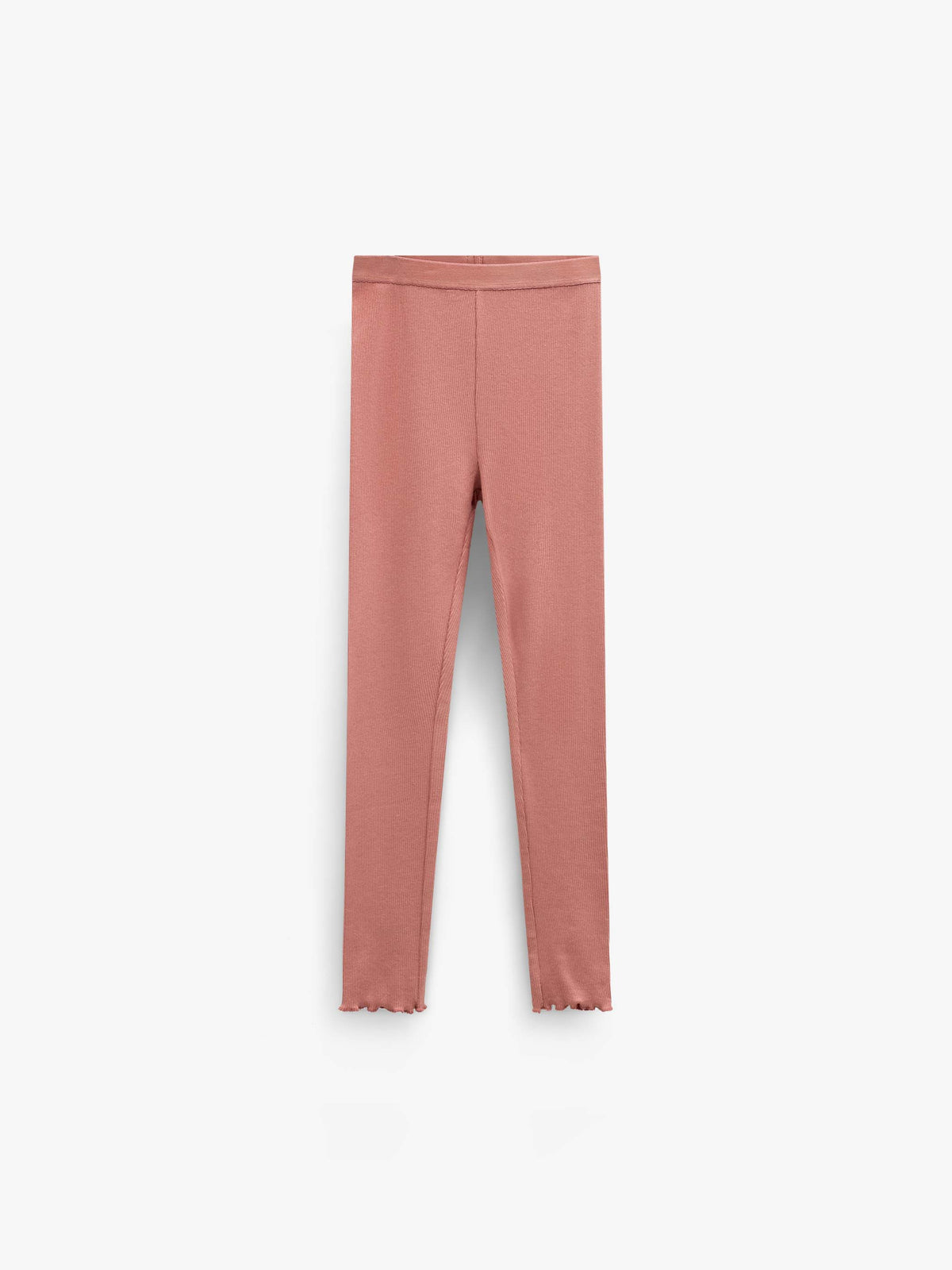 Gerippte Leggings aus Modal-Mix Kids - Dusty Rose | 101567 Lottie