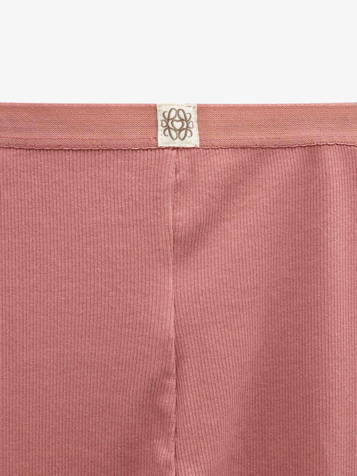 Gerippte Leggings aus Modal-Mix Kids - Dusty Rose | 101567 Lottie
