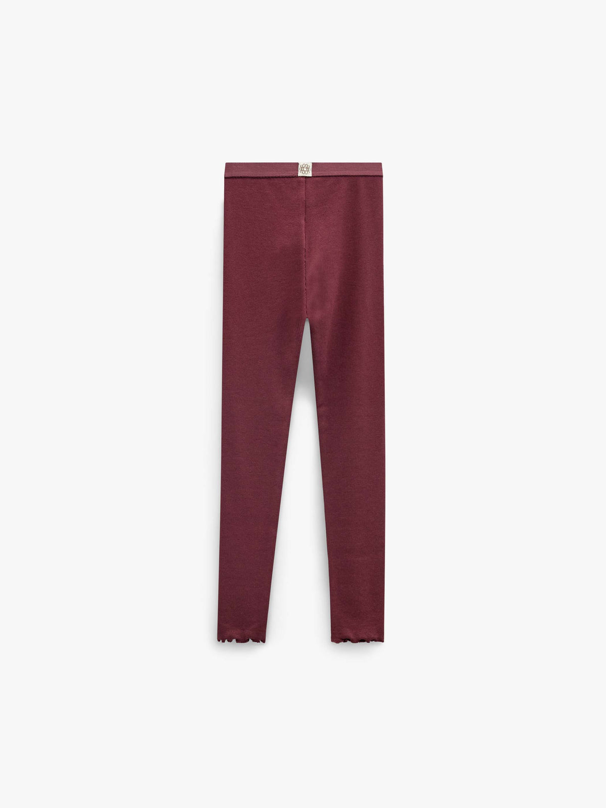 Gerippte Leggings aus Modal-Mix Kids - Bordeaux | 101569 Lottie