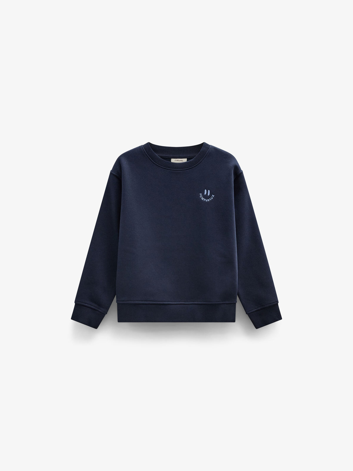 Smiley Crew Neck Sweatshirt - Kids - Navy | 101573 Andrew