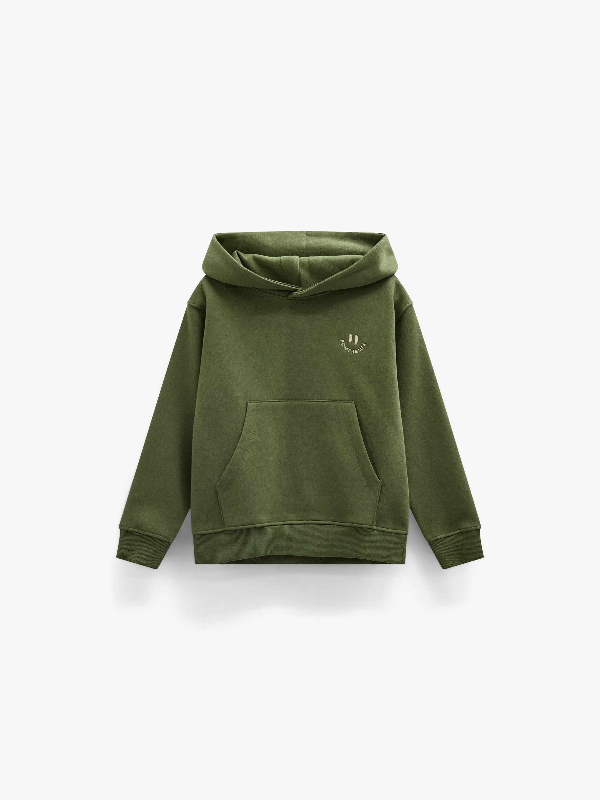Smiley Hoodie - Kids - Moss Green | 101581 Andrew
