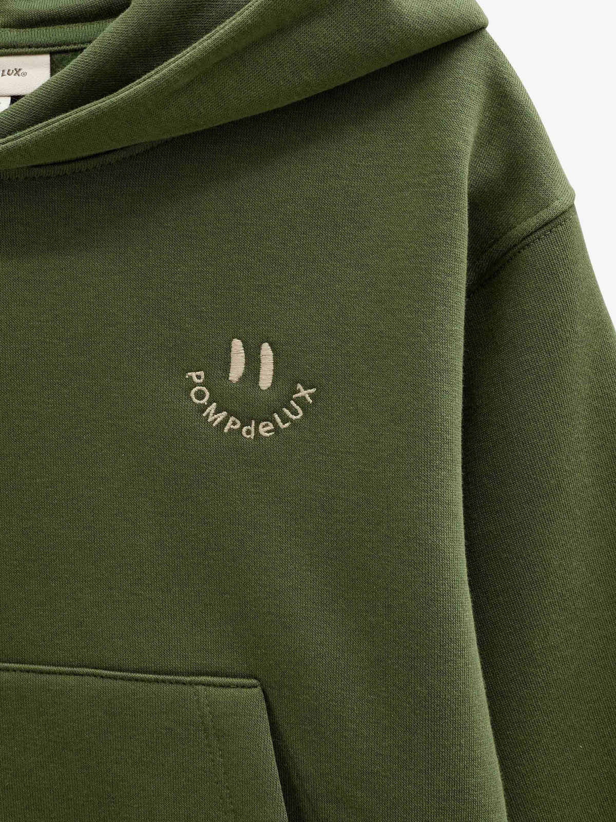 Smiley Hoodie - Kids - Moss Green | 101581 Andrew