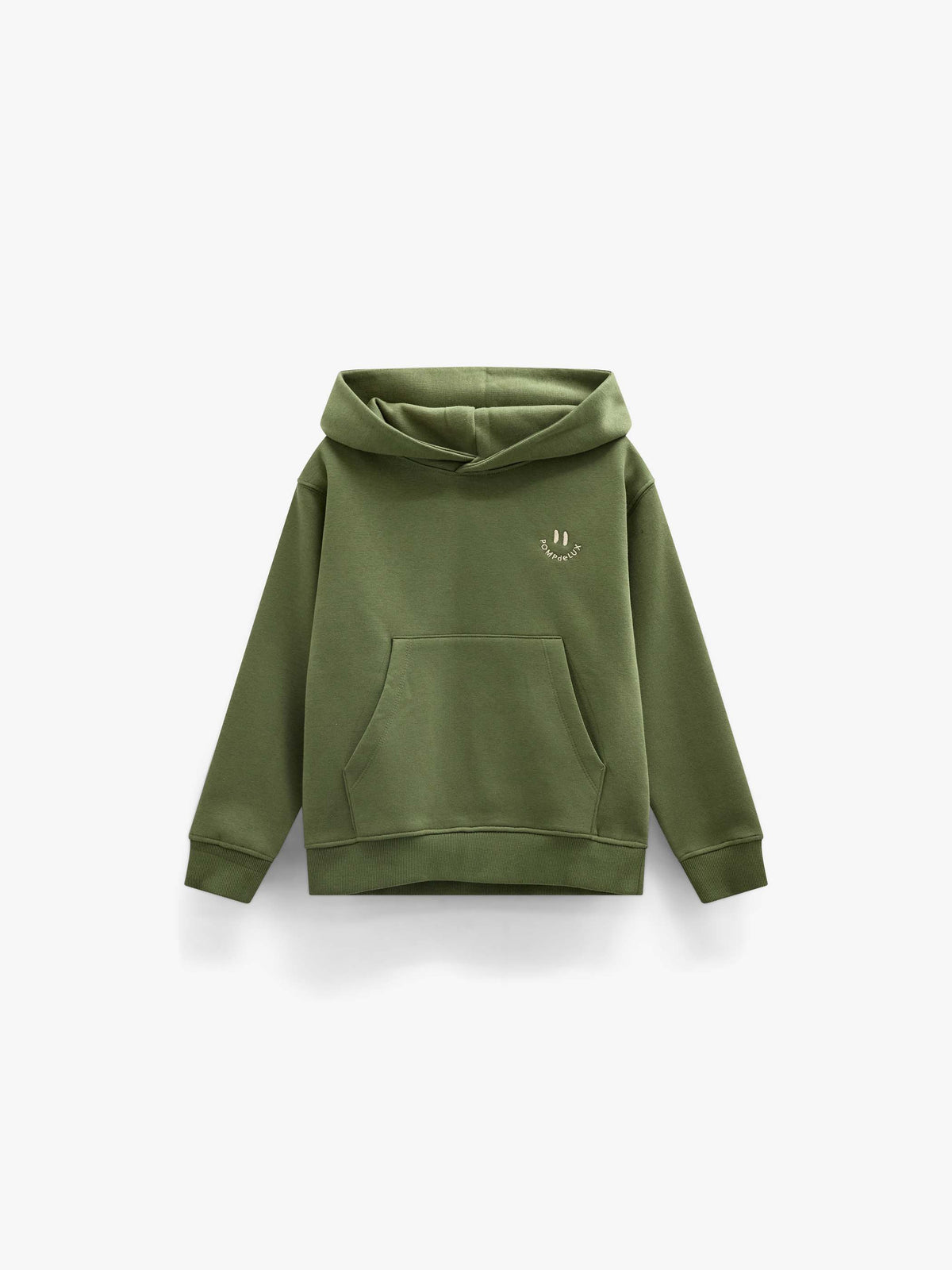 Hoodie mit Smiley-Stickerei Kids - Moss Green | 101581 Andrew