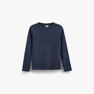 Geripptes Langarmshirt Tween - Navy | 101598 Conrad