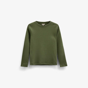 Ribbed Long-Sleeve T-Shirt - Kids - Moss Green | 101599 Conrad