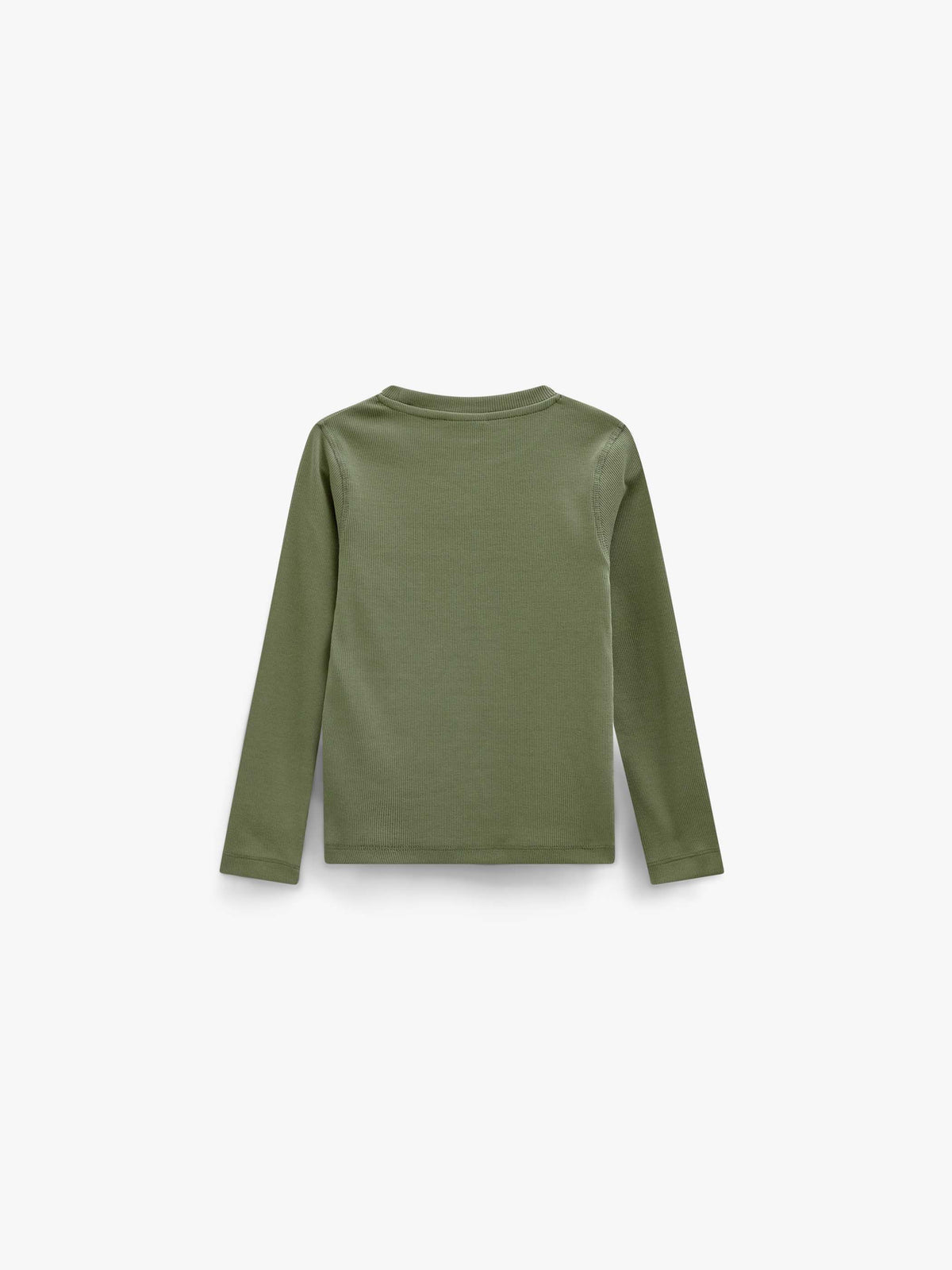 Geripptes Langarmshirt Tween - Moss Green | 101600 Conrad