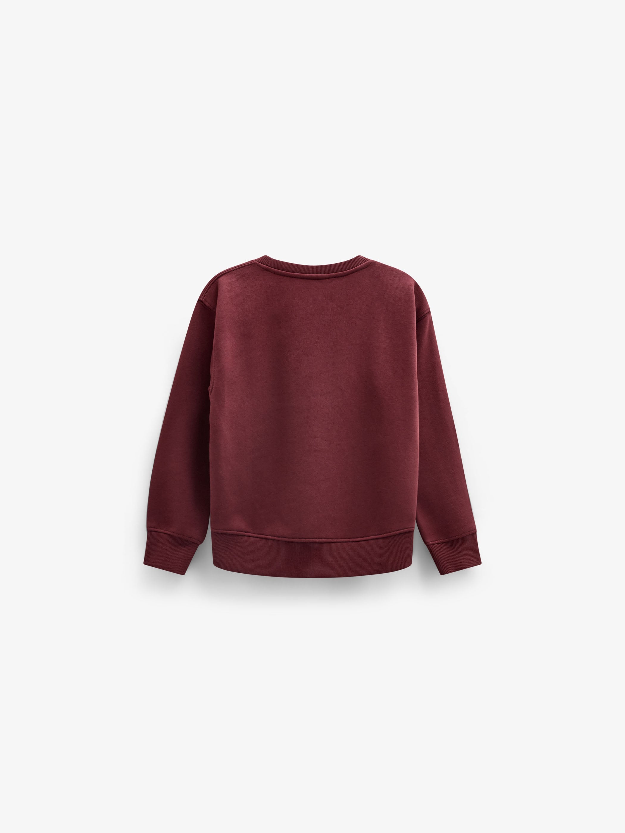 Sweatshirt mit Rippdetails Kids - Bordeaux | 101624 Zoe