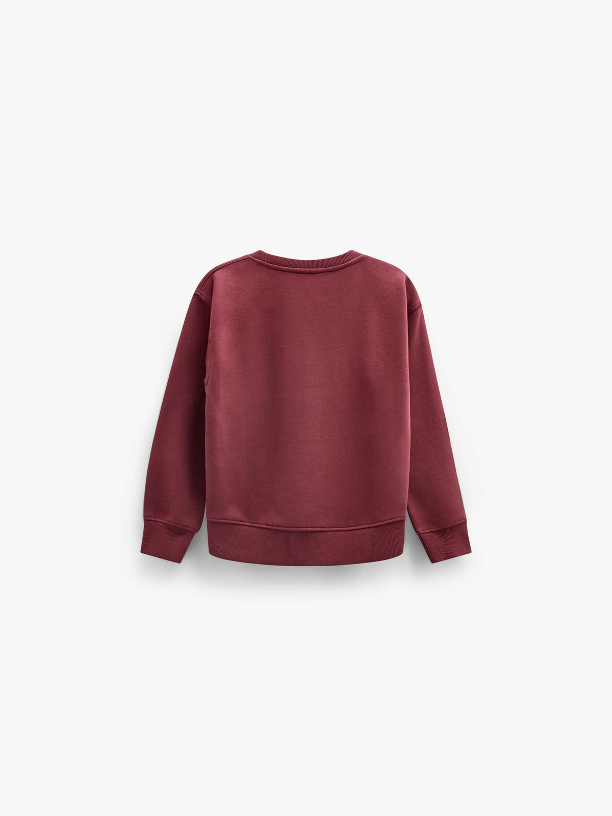 Sweatshirt mit Rippdetails Tween - Bordeaux | 101625 Zoe