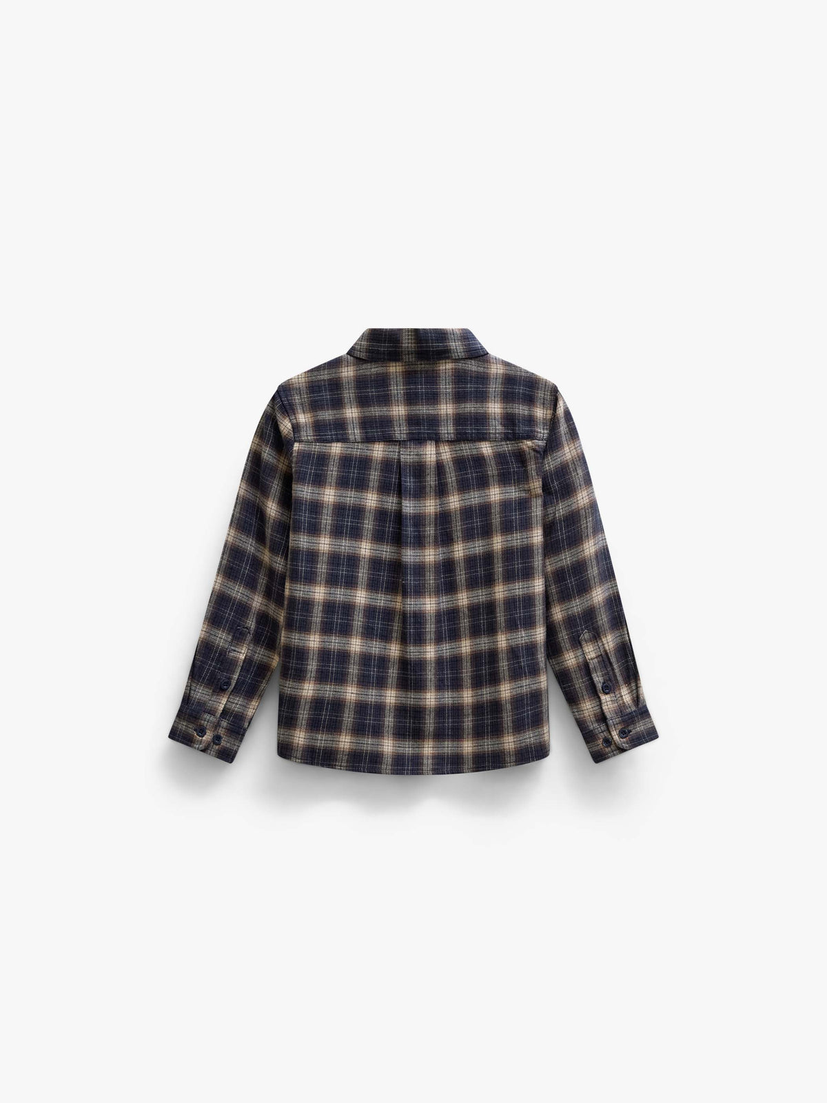 Kariertes Flanellhemd Tween - Navy/Beige | 101650 Edwin