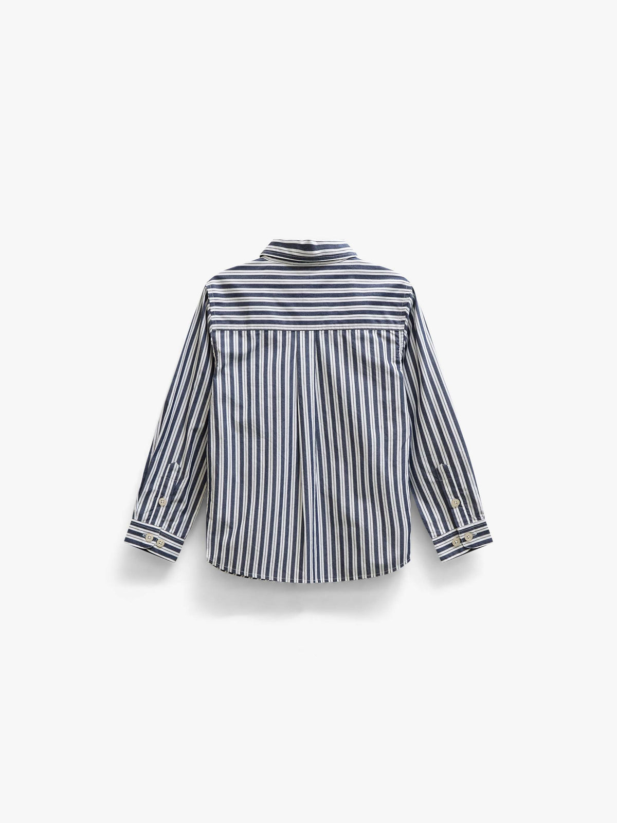 Gestreiftes Baumwollhemd Tween - Navy Stripe | 101654 Milo
