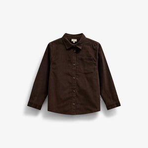 Corduroy Shirt - Kids - Dark Brown | 101655 Jonny