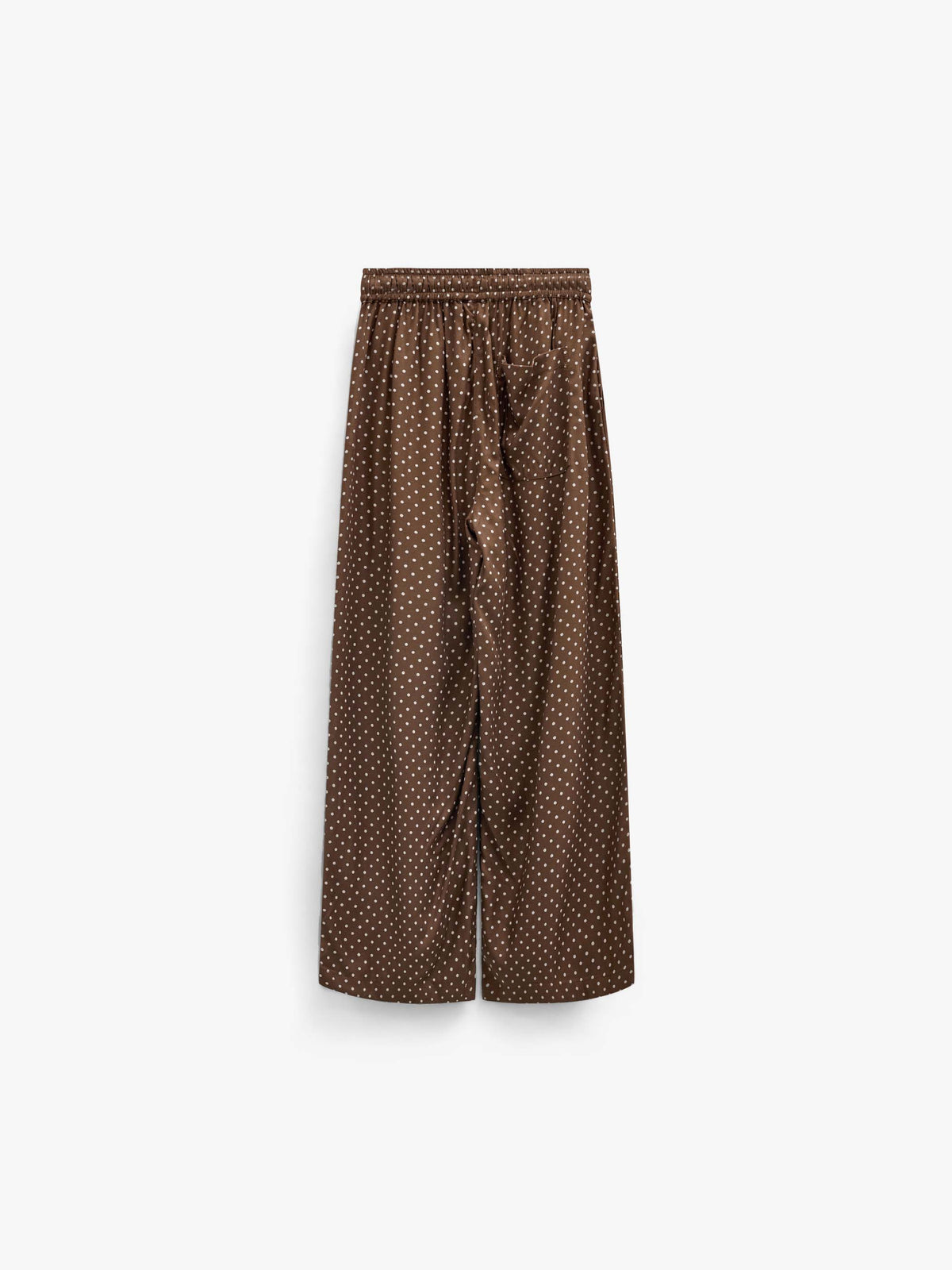 Gepunktete Hose aus Viskose Tween - Brown/Offwhite | 101660 Feline