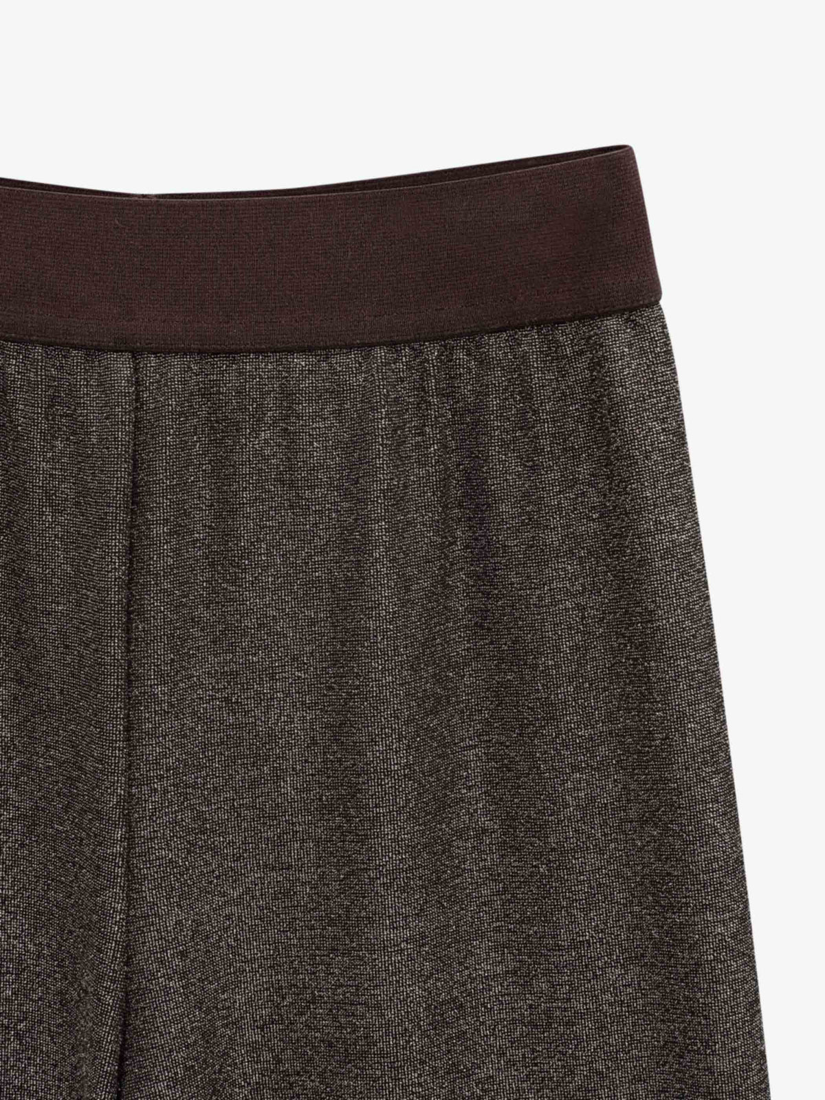 Hose mit Lurex Tween - Dark Brown | 101668 Helen