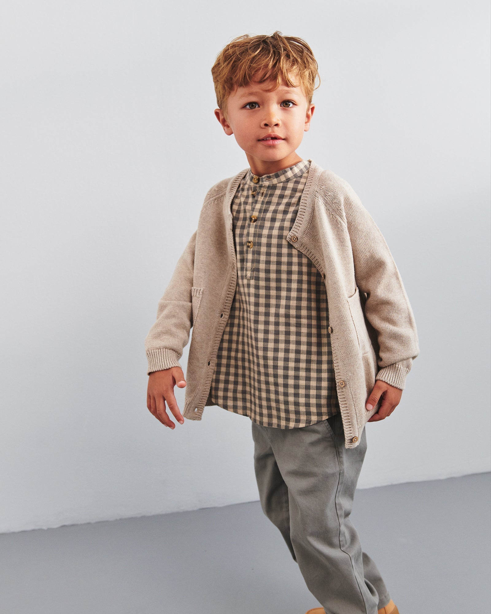 Lässige Pull-on-Chinos - Kids - Grey