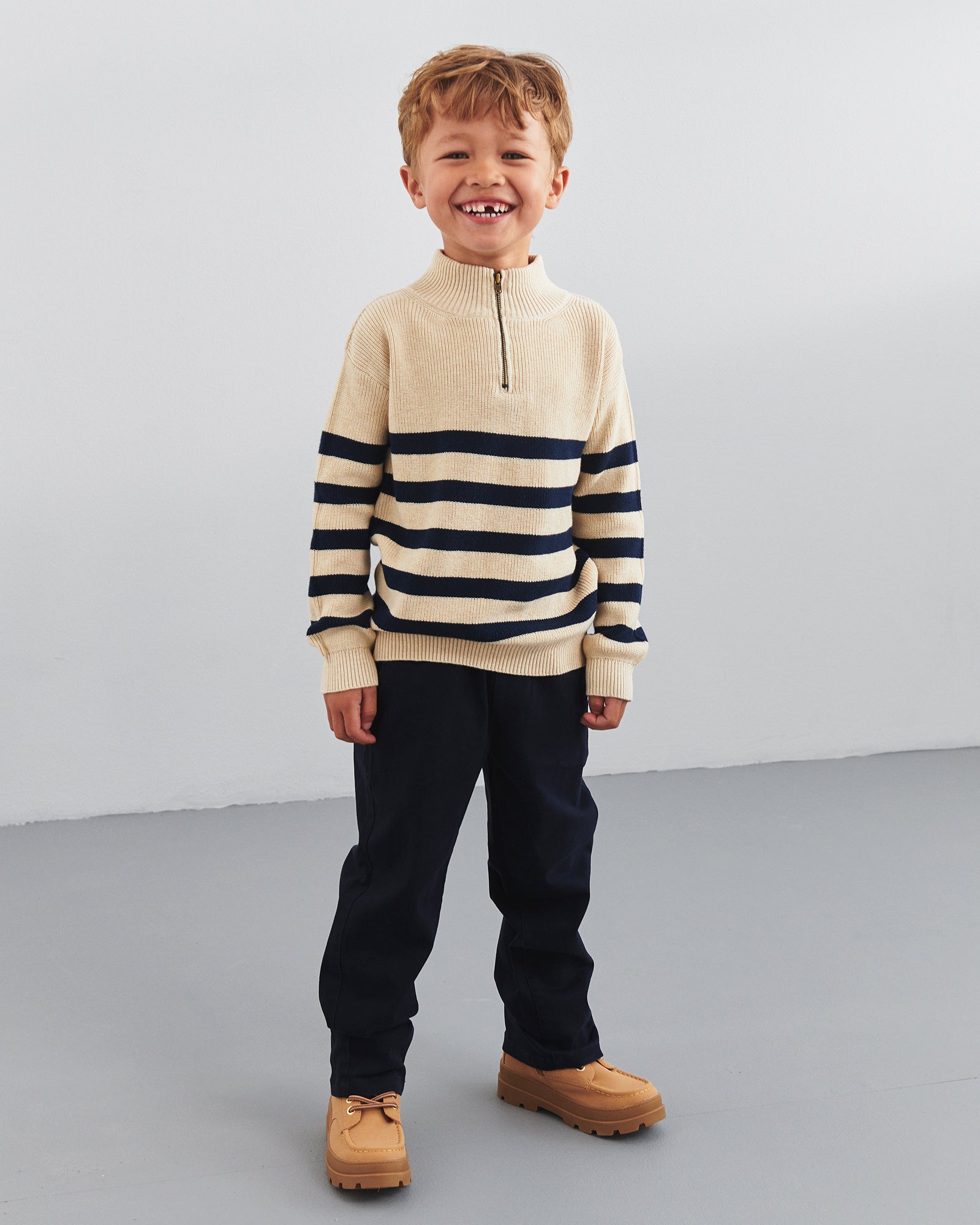 Lässige Pull-on-Chinos - Kids - Navy