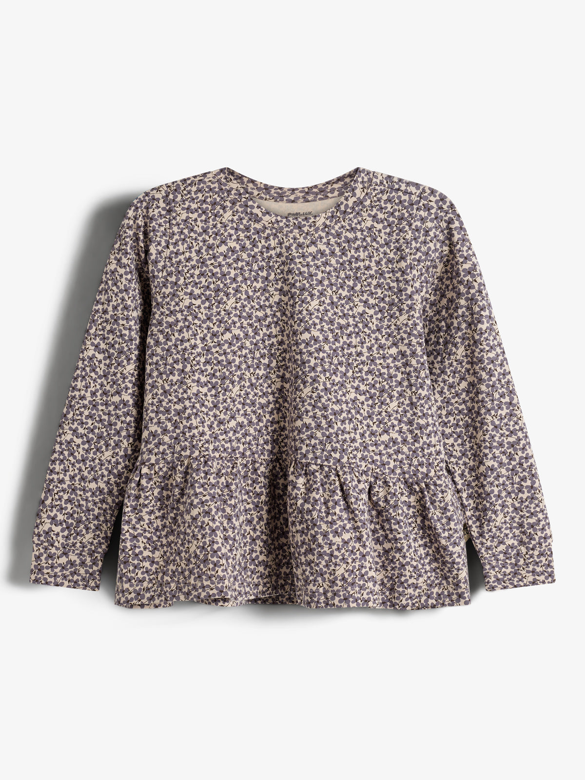 Schößchenbluse aus Jersey mit Ditsy-Print - Kids - Dusty Purple