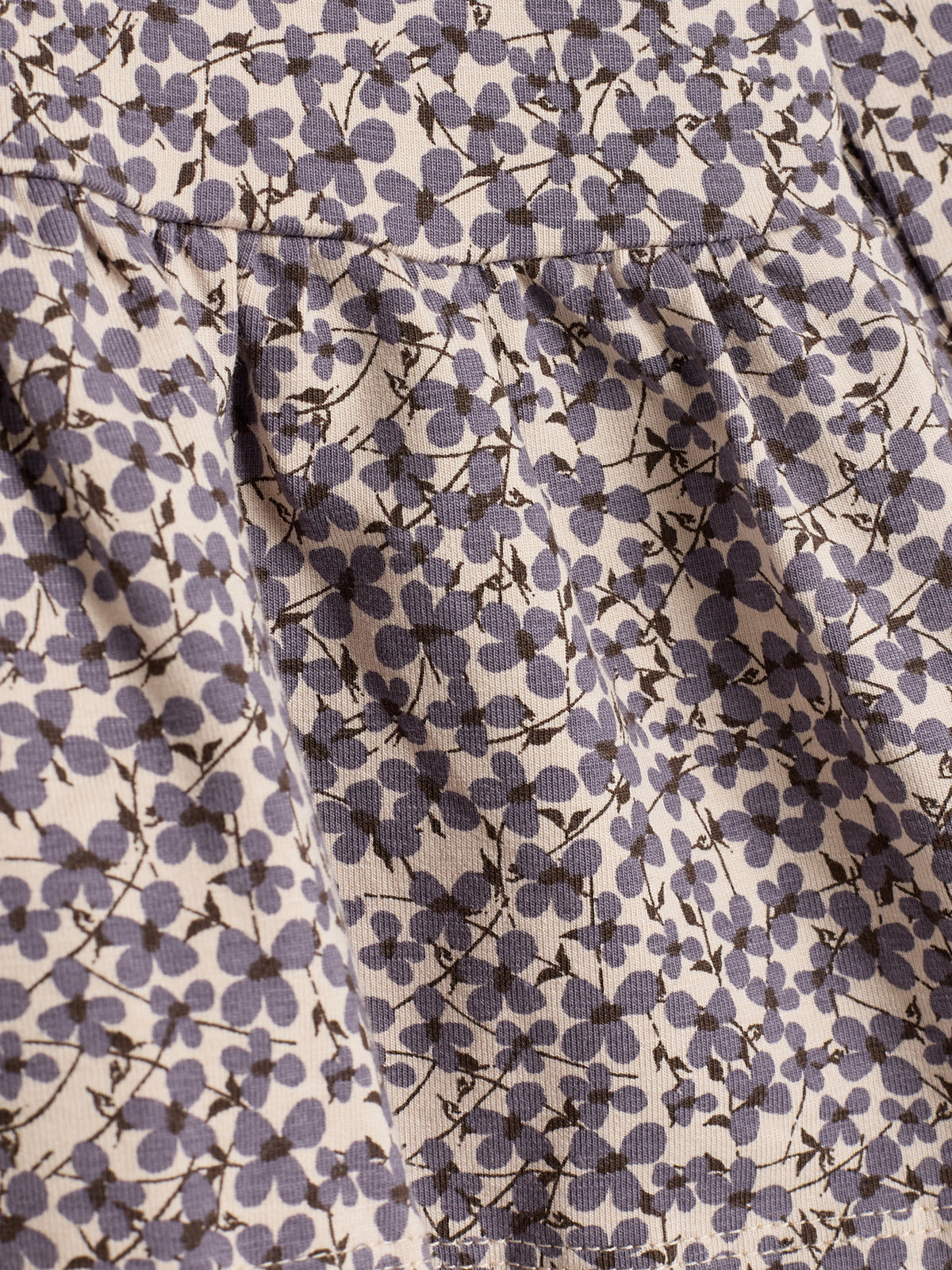 Schößchenbluse aus Jersey mit Ditsy-Print - Kids - Dusty Purple