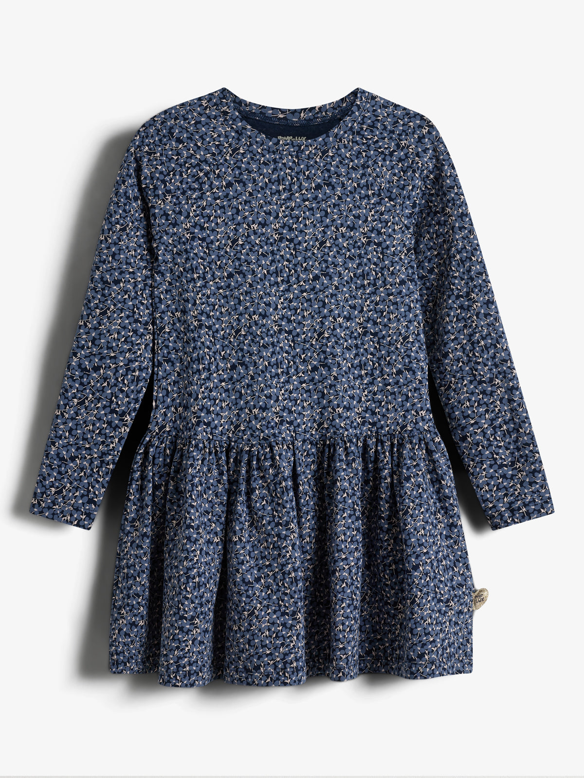 Jersey-Kleid mit Ditsy-Print - Kids - Blue