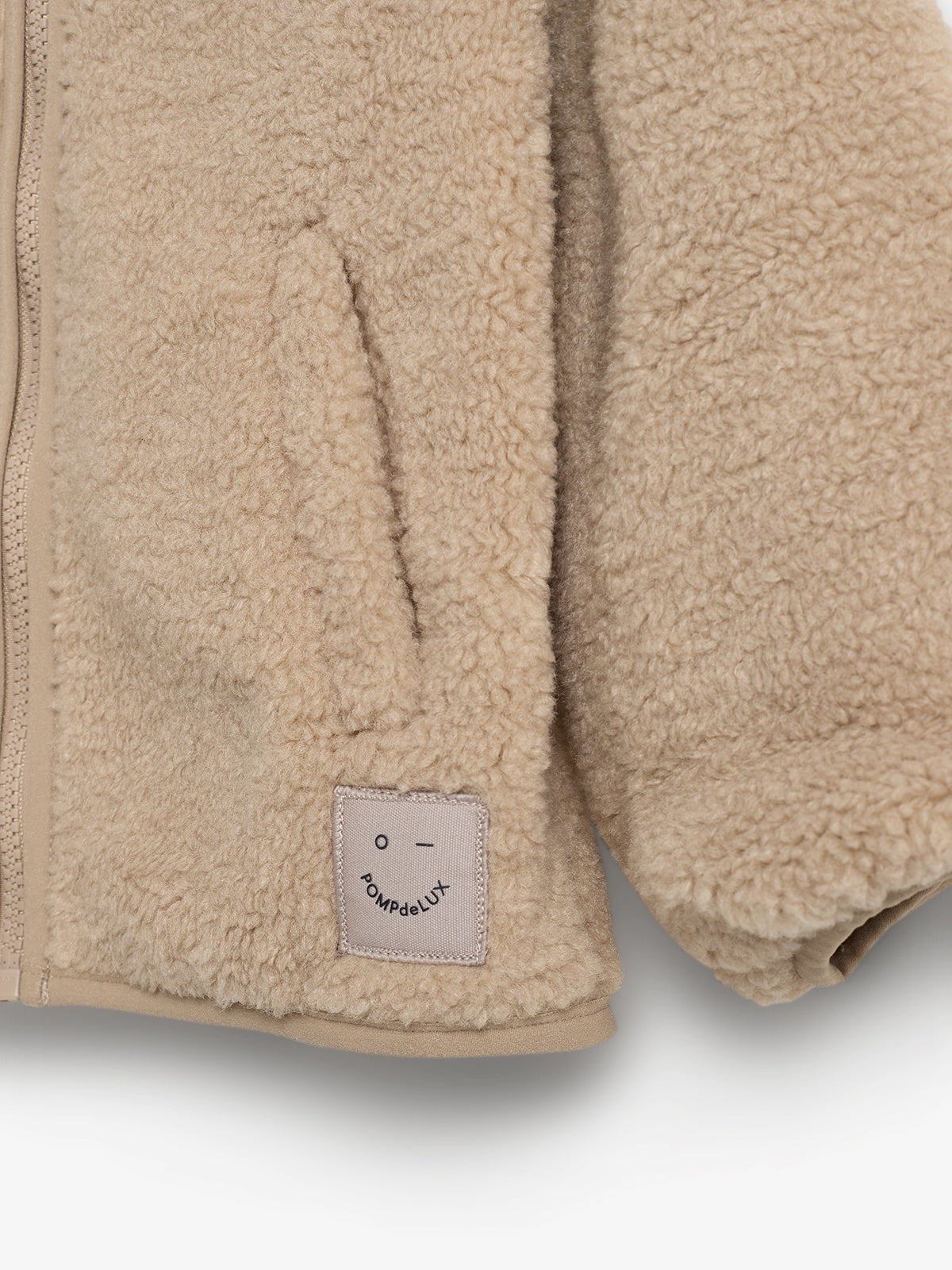 Teddy-Jacke - Kids - Beige