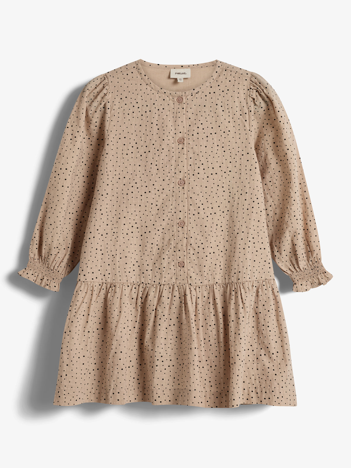 Baumwollkleid mit Micro Dots - Kids - Moonlight