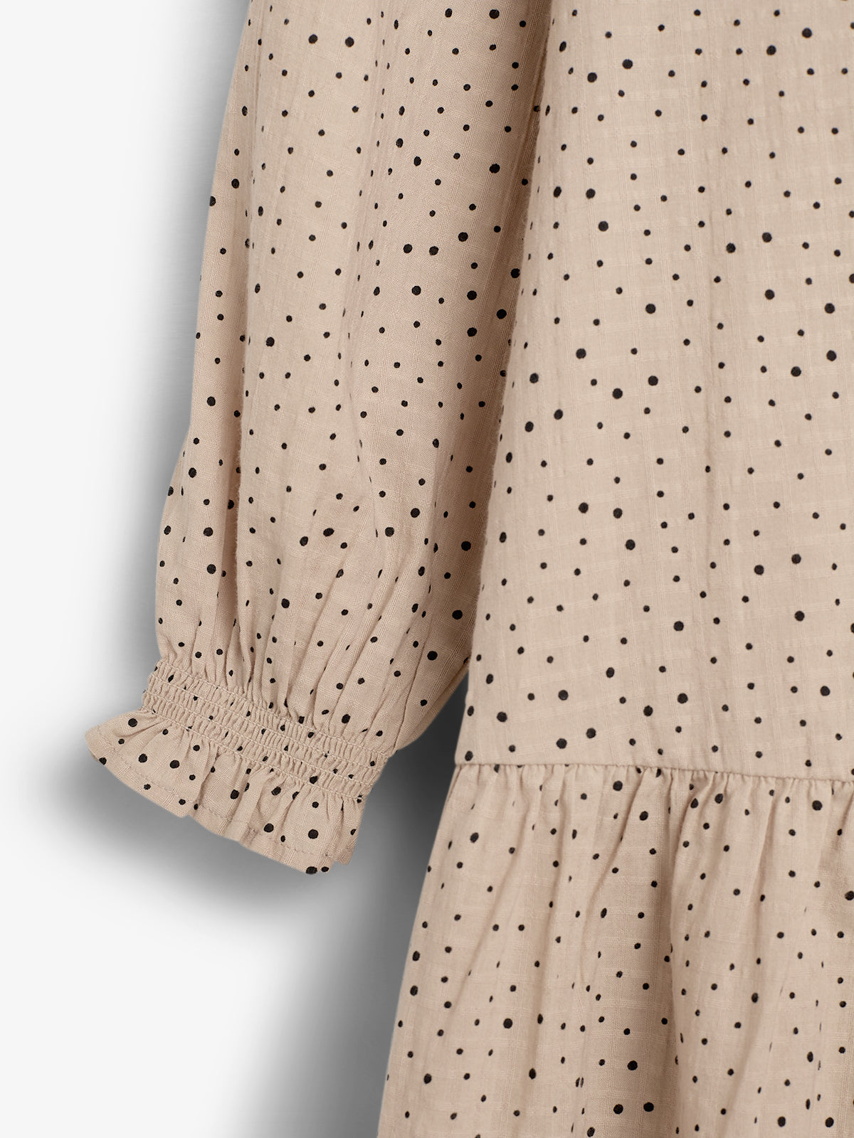 Baumwollkleid mit Micro Dots - Kids - Moonlight