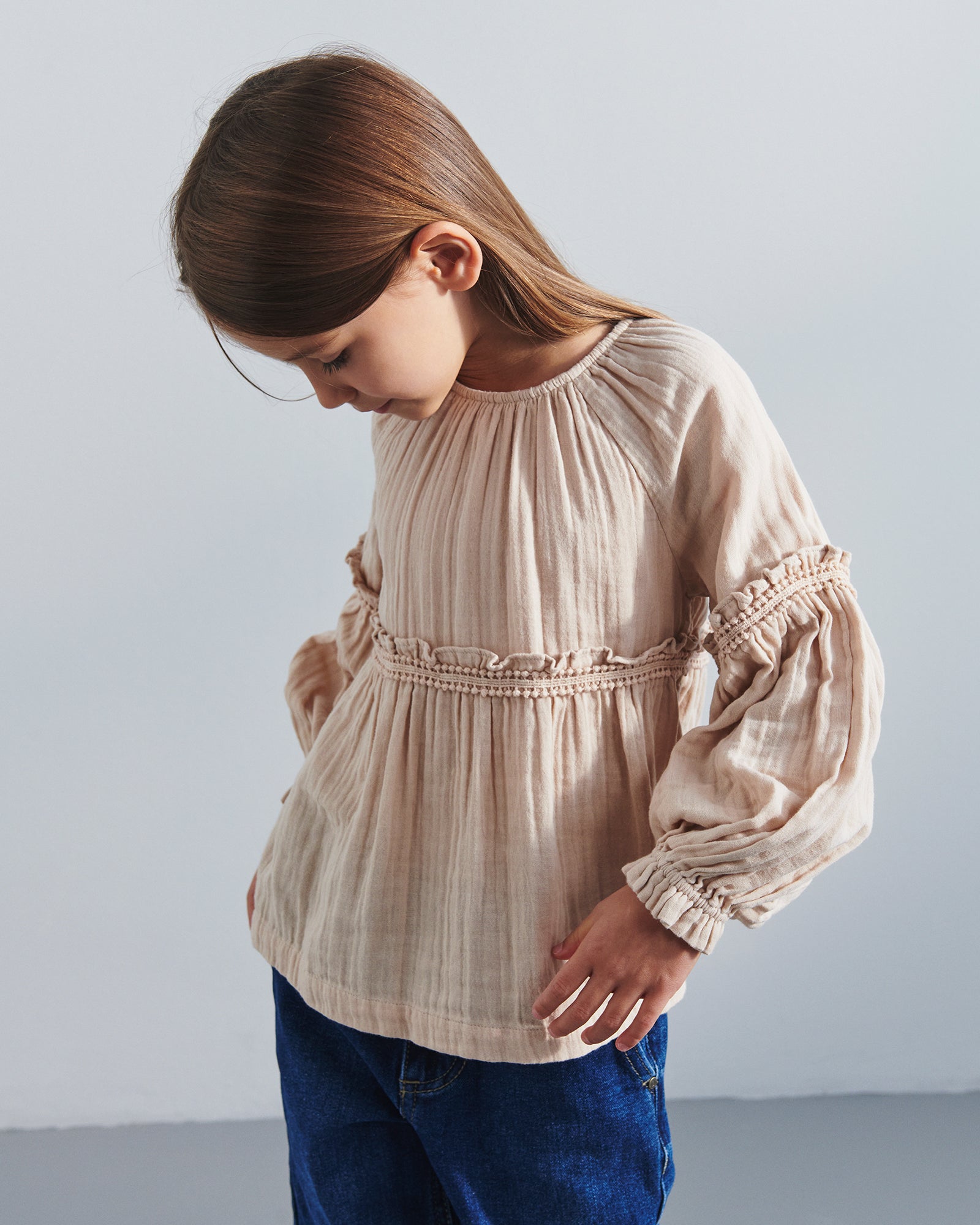 Boho-Bluse - Kids - Moonlight