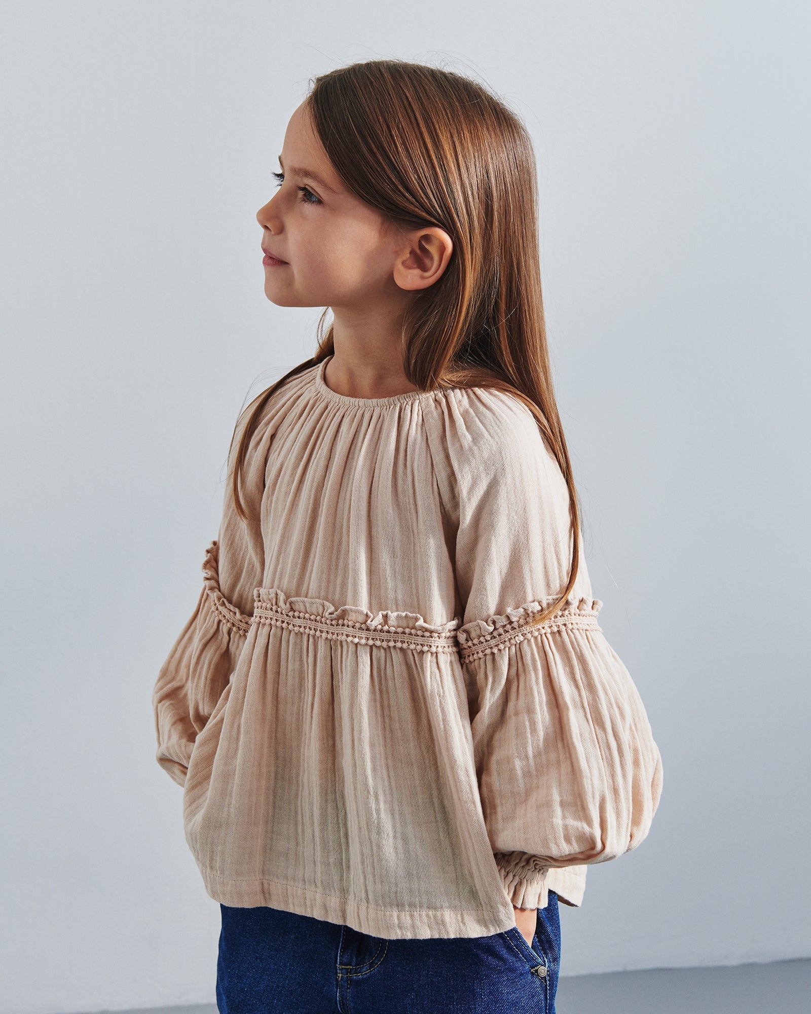 Boho-Bluse - Kids - Moonlight