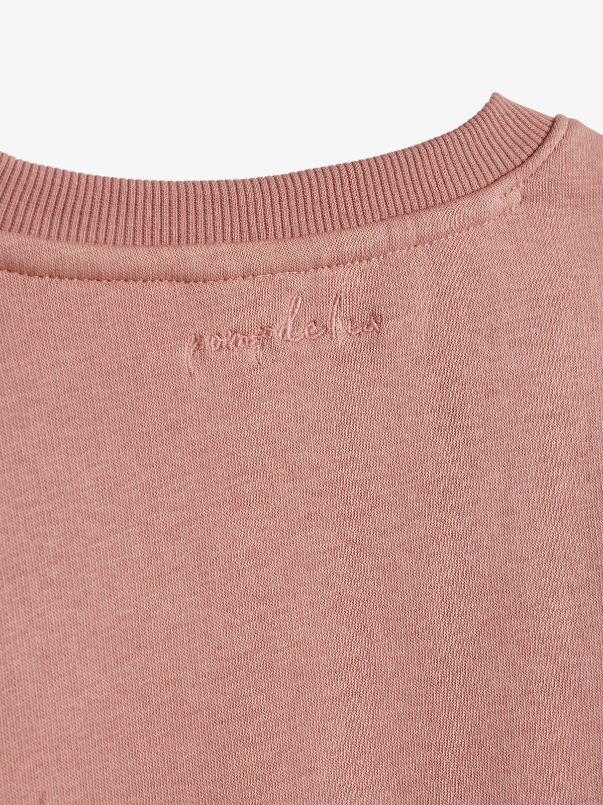 Sweatshirt mit geschwungenem Saum - Kids - Dusty Rose