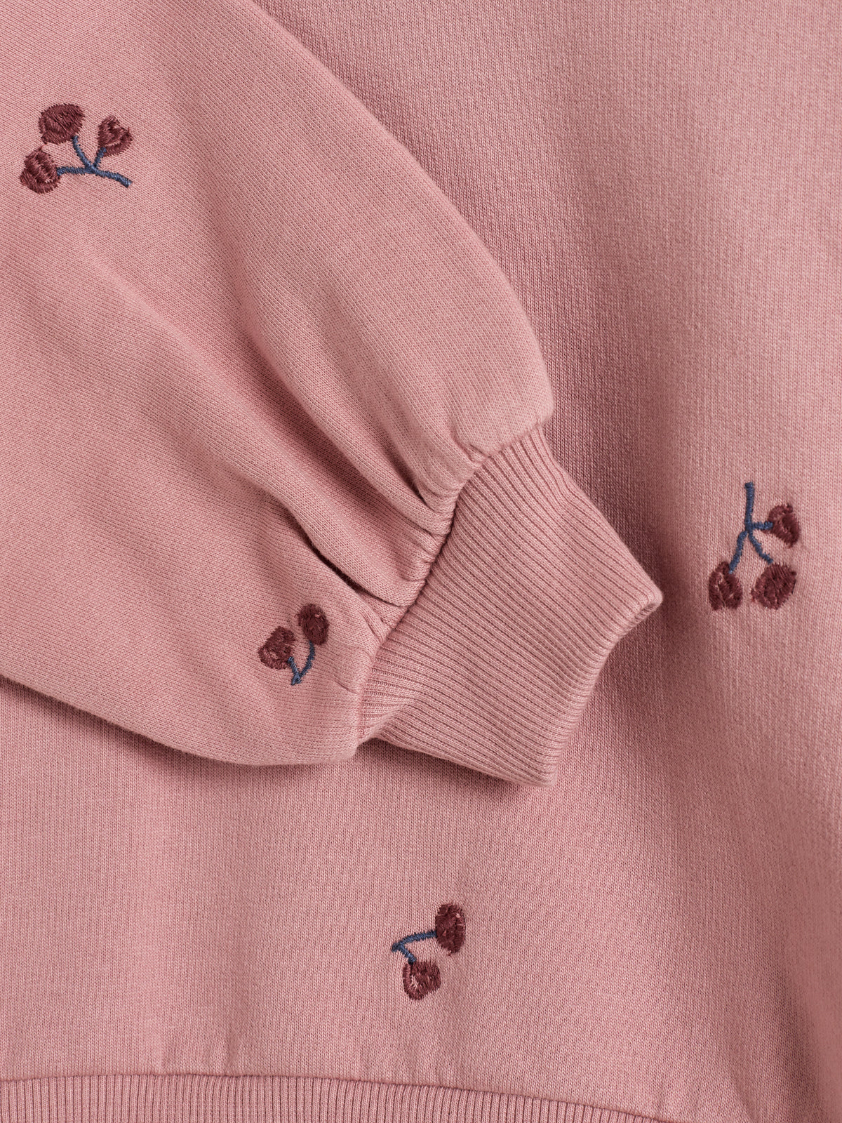 Sweatshirt mit Stickerei - Kids - Dusty Rose