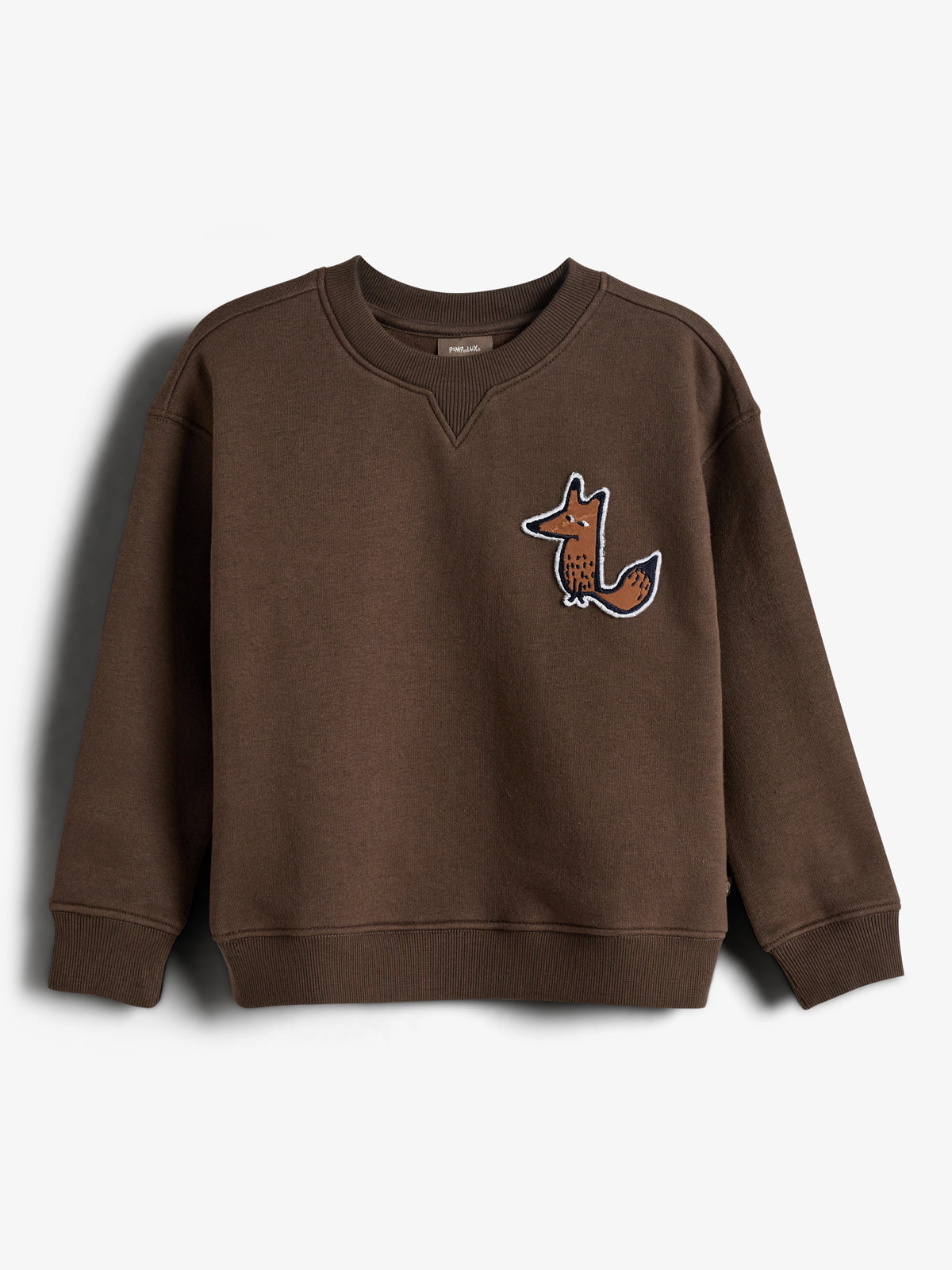 Sweatshirt Fuchs Abzeichen - Kids - Dark Earth