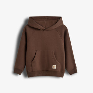 Kapuzenpulli in. Kängurutasche - Kids - Dark Earth