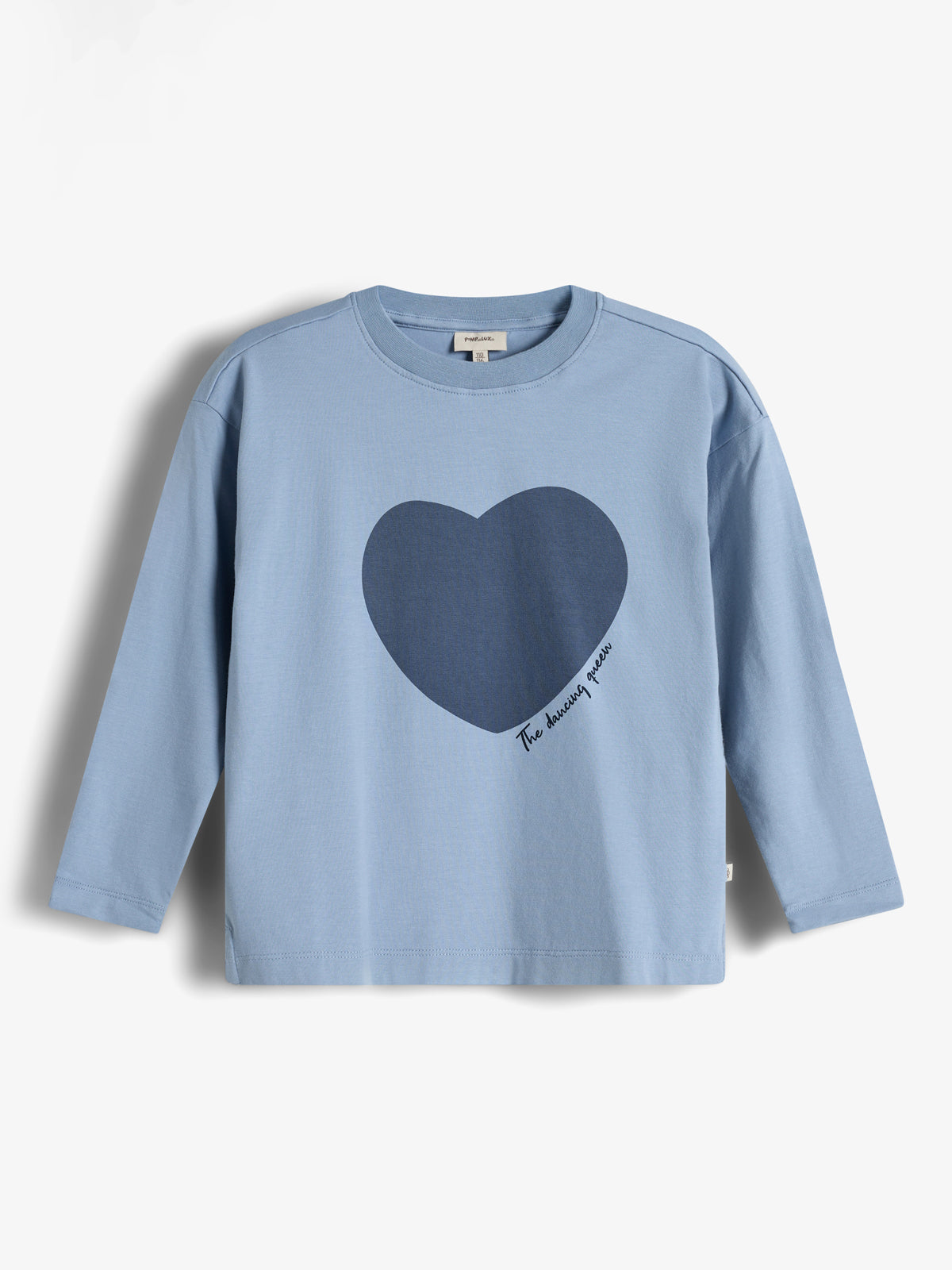 Langarm-T-Shirt mit Herz - Kids - Blue