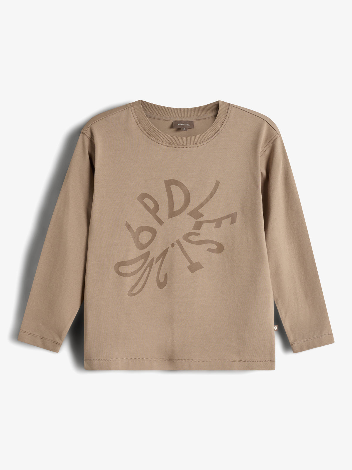 Langarm-T-Shirt - Kids - Dark Beige