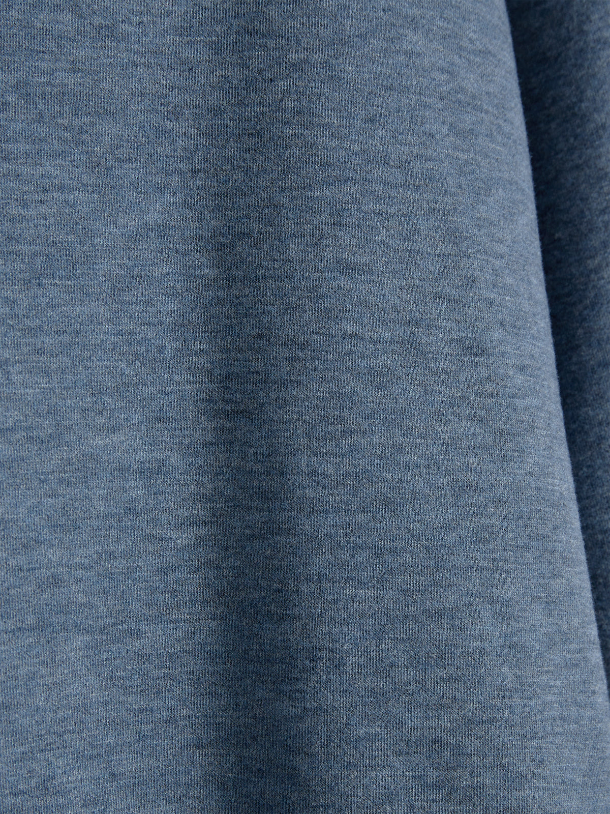 Bluse mit Pierrotkragen aus Plüsch-Jersey - Kids - Blue Melange