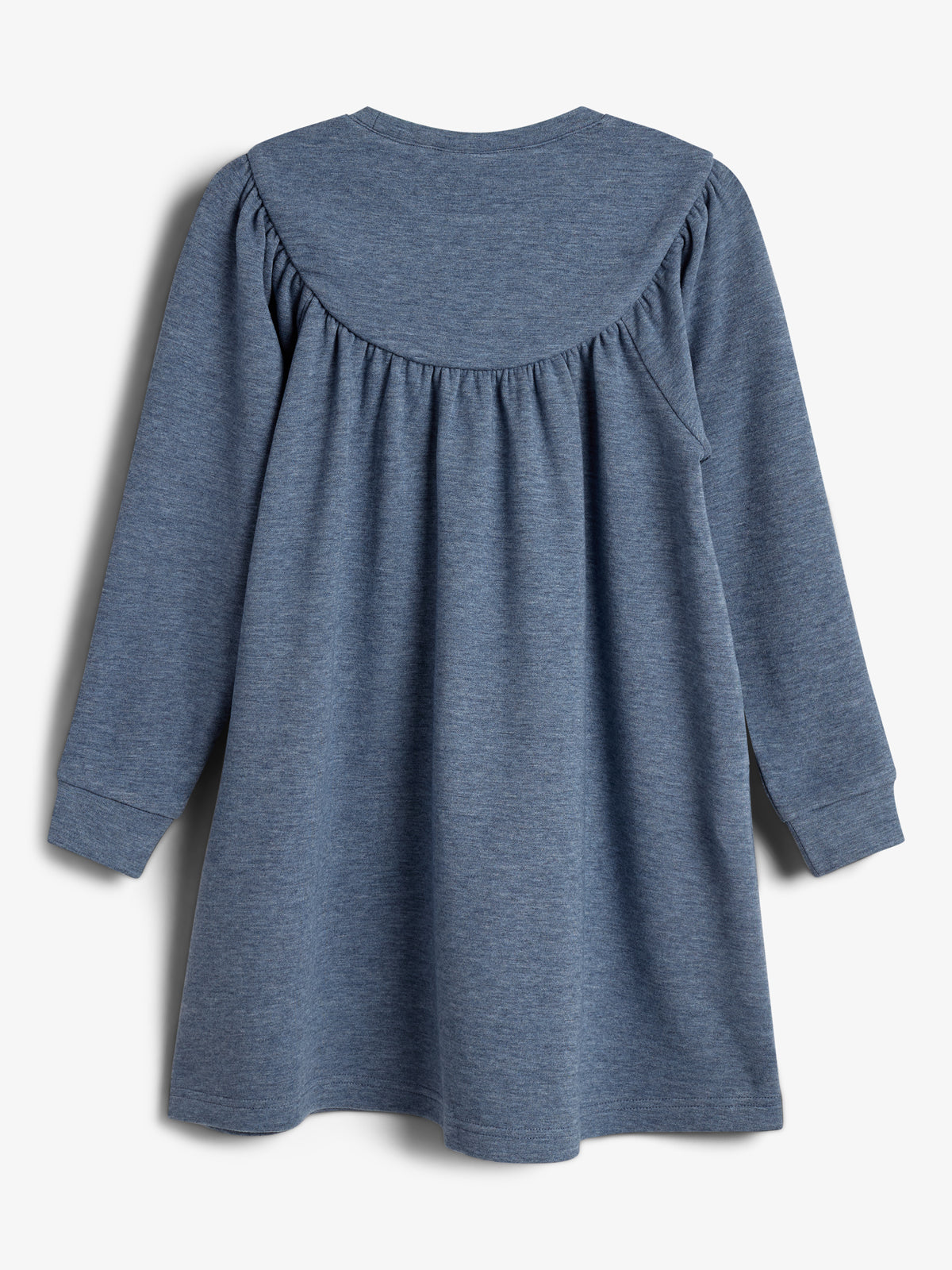 Plüsch-Jersey-Kleid - Kids - Blue Melange