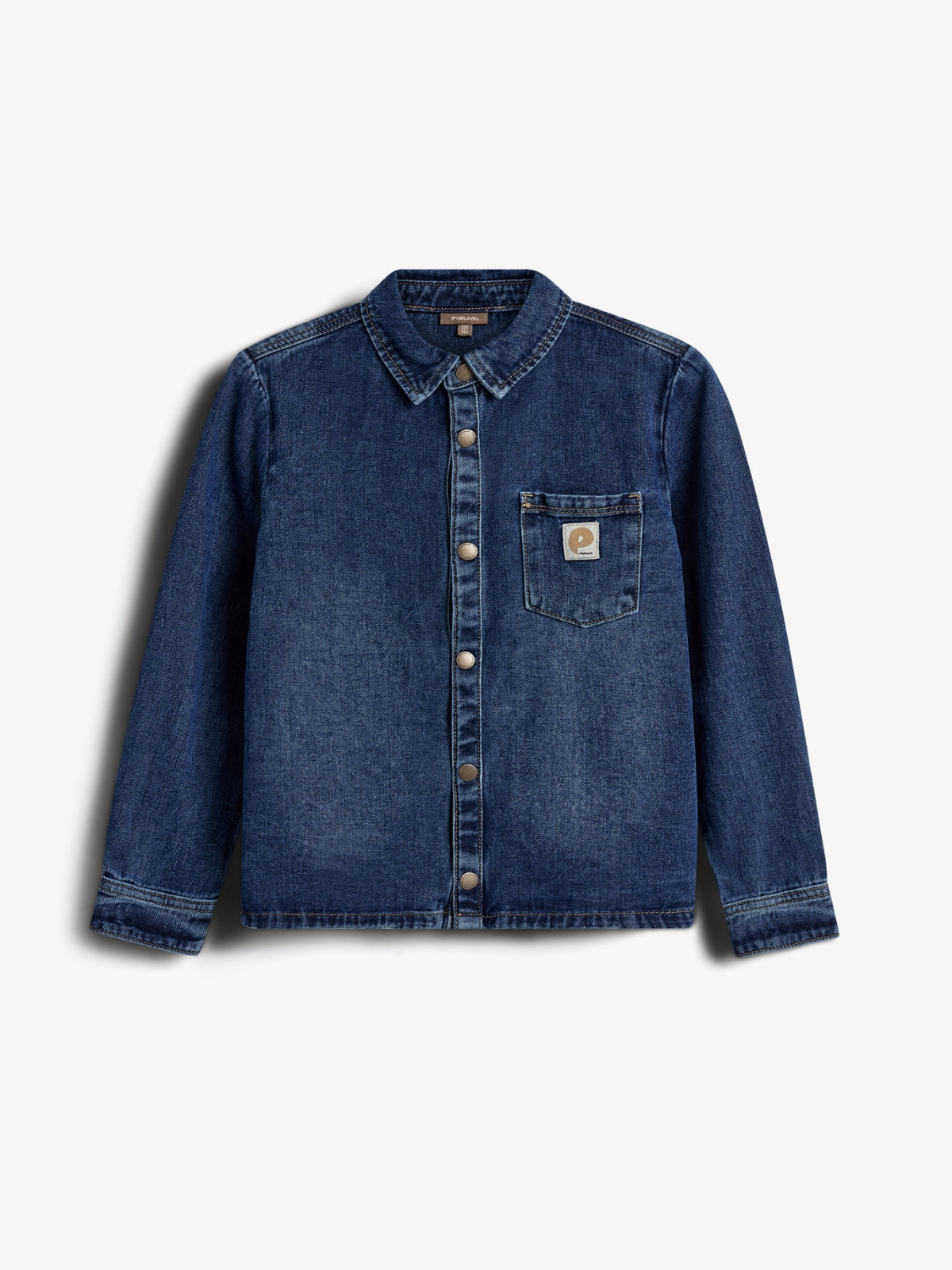 Denim-Overshirt - Kids - Dark Blue Denim