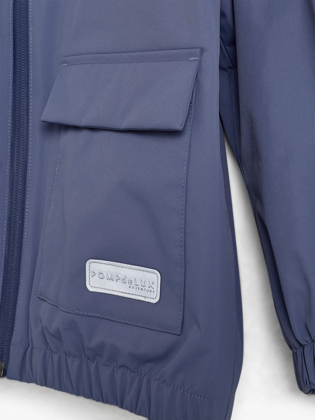 Regenjacke mit aufgesetzter Tasche - Kids - Vintage Blue