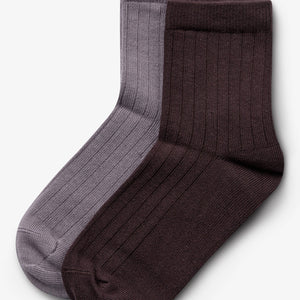 Socken 2er-Pack - Kids - Dusty Purple/Dark Purple
