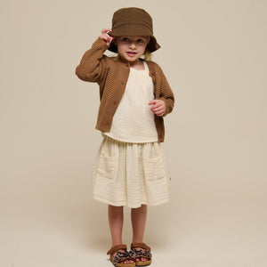 Baumwoll-Strickjacke - Kids - Coconut | 101271 Katie