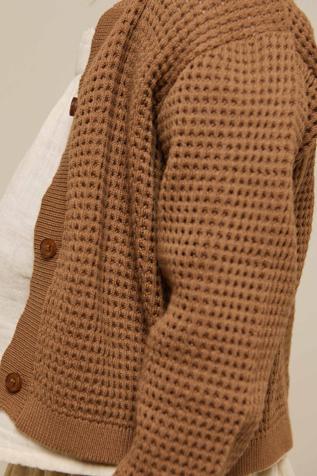 Baumwoll-Strickjacke - Kids - Coconut | 101271 Katie