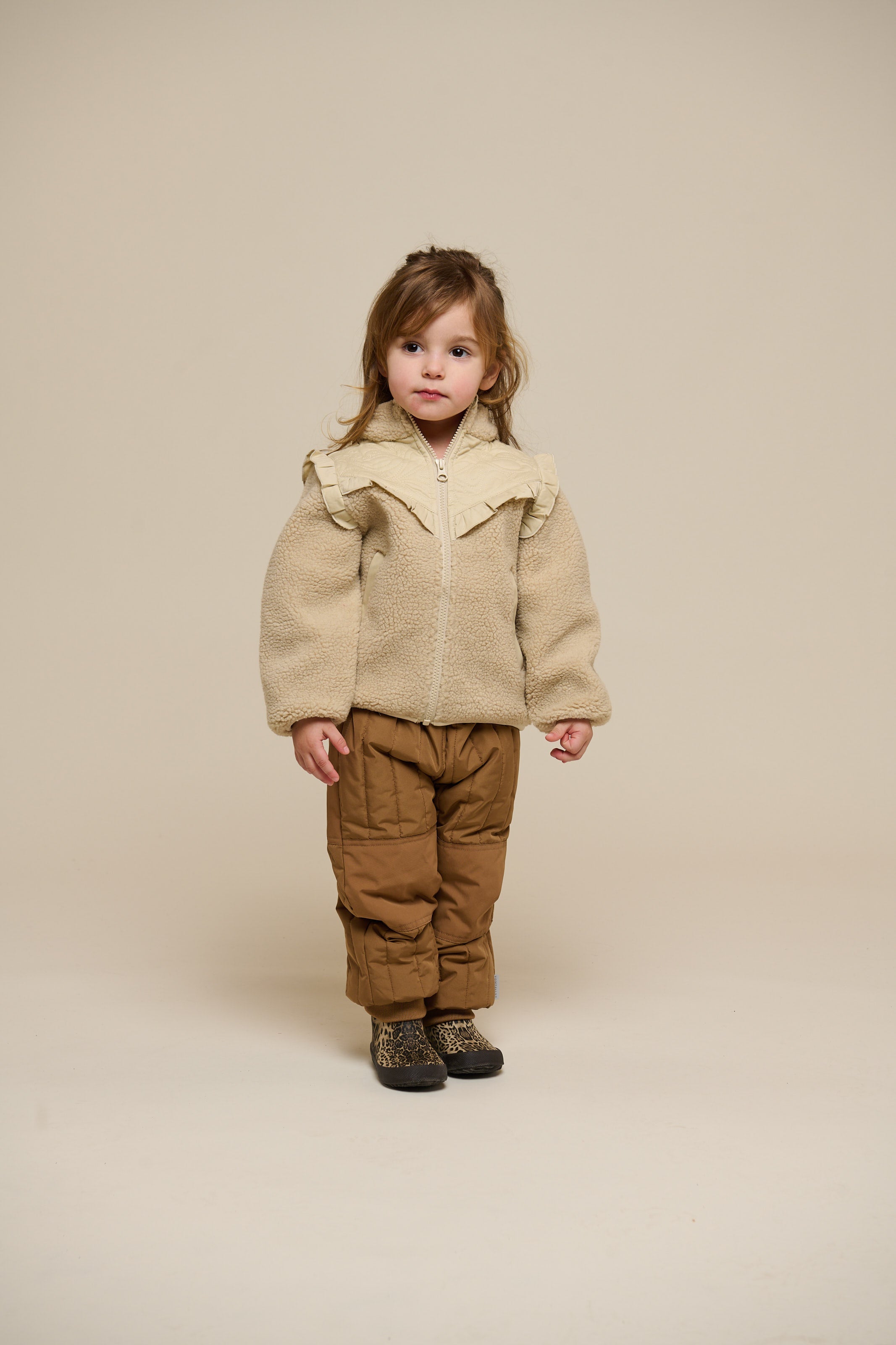 Teddyjacke mit Reißverschluss und Rüschen - Kids - Nature | 100638 Madison