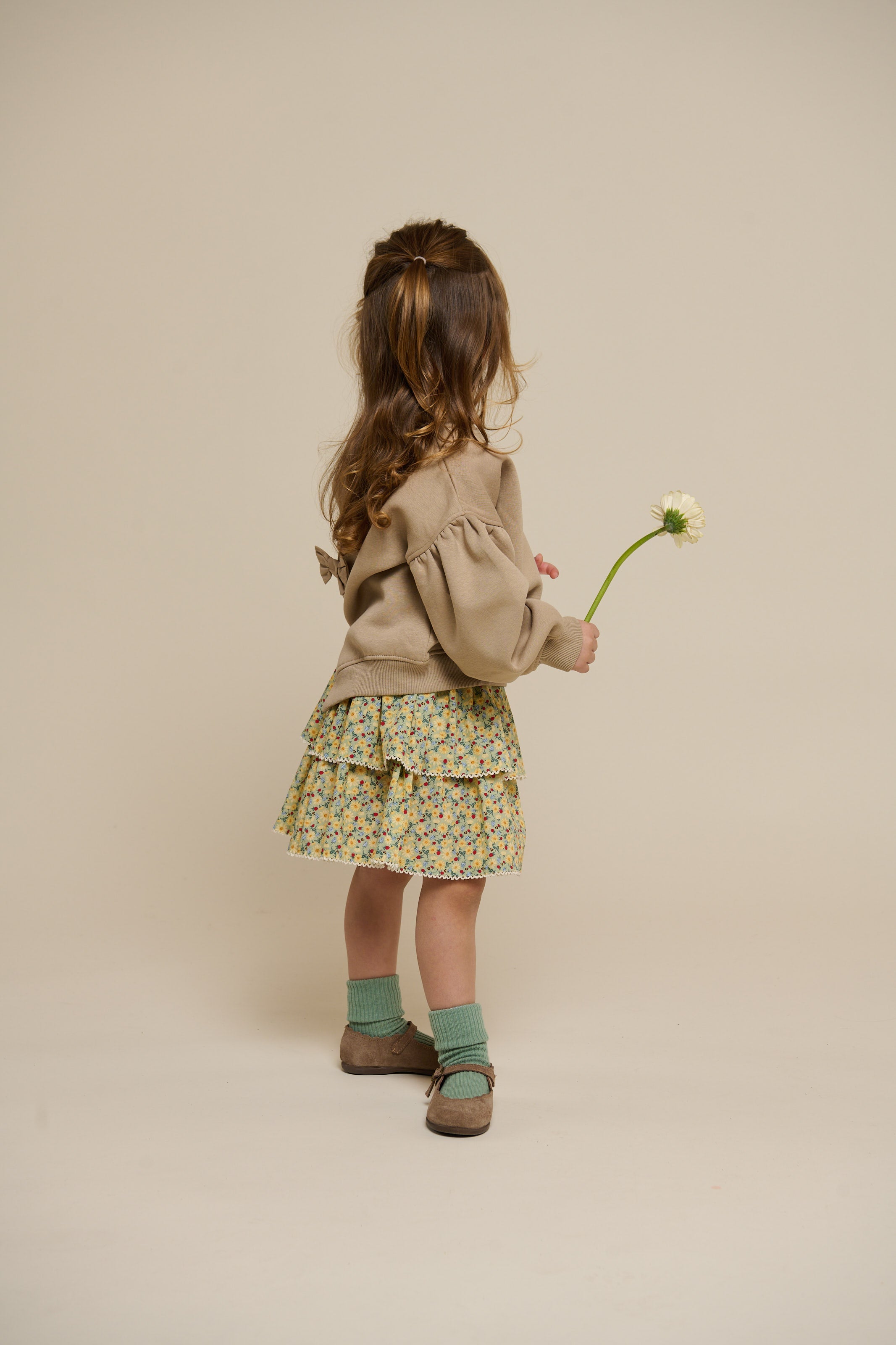 Sweatshirt mit Schleifendetail - Kids - Caffe Latte | 100816 Ruth