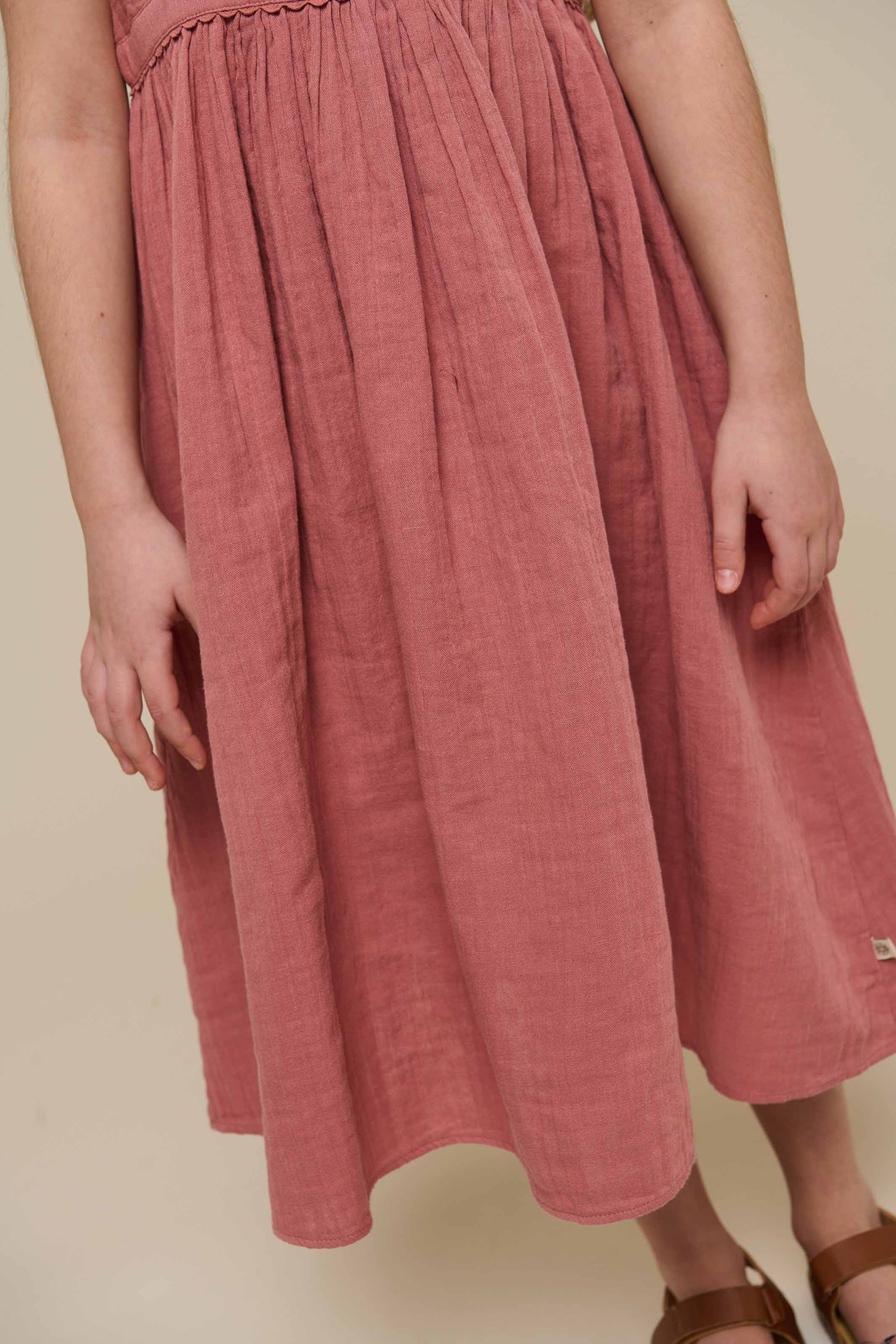 Gaze Trägerkleid - Tween - Old Rose | 100912 Jasmine