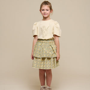 T-Shirt mit Stickerei - Tween - Offwhite | 101236 Amanda