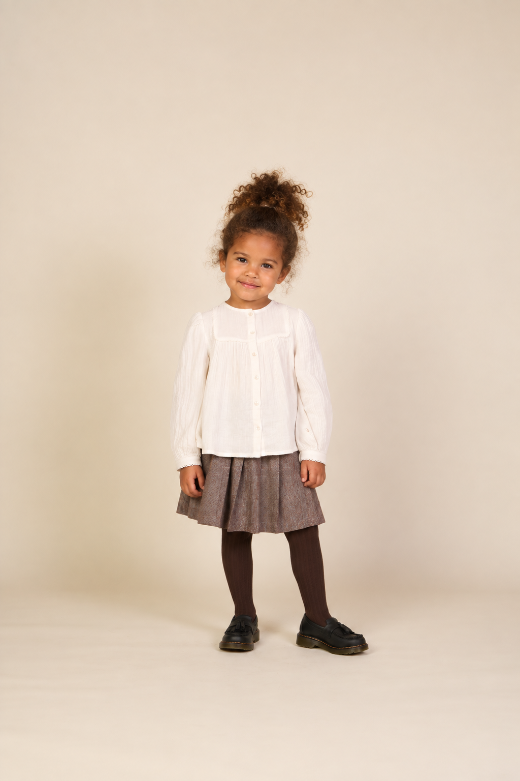 Musselinbluse Kids - Offwhite | 101461 Celina