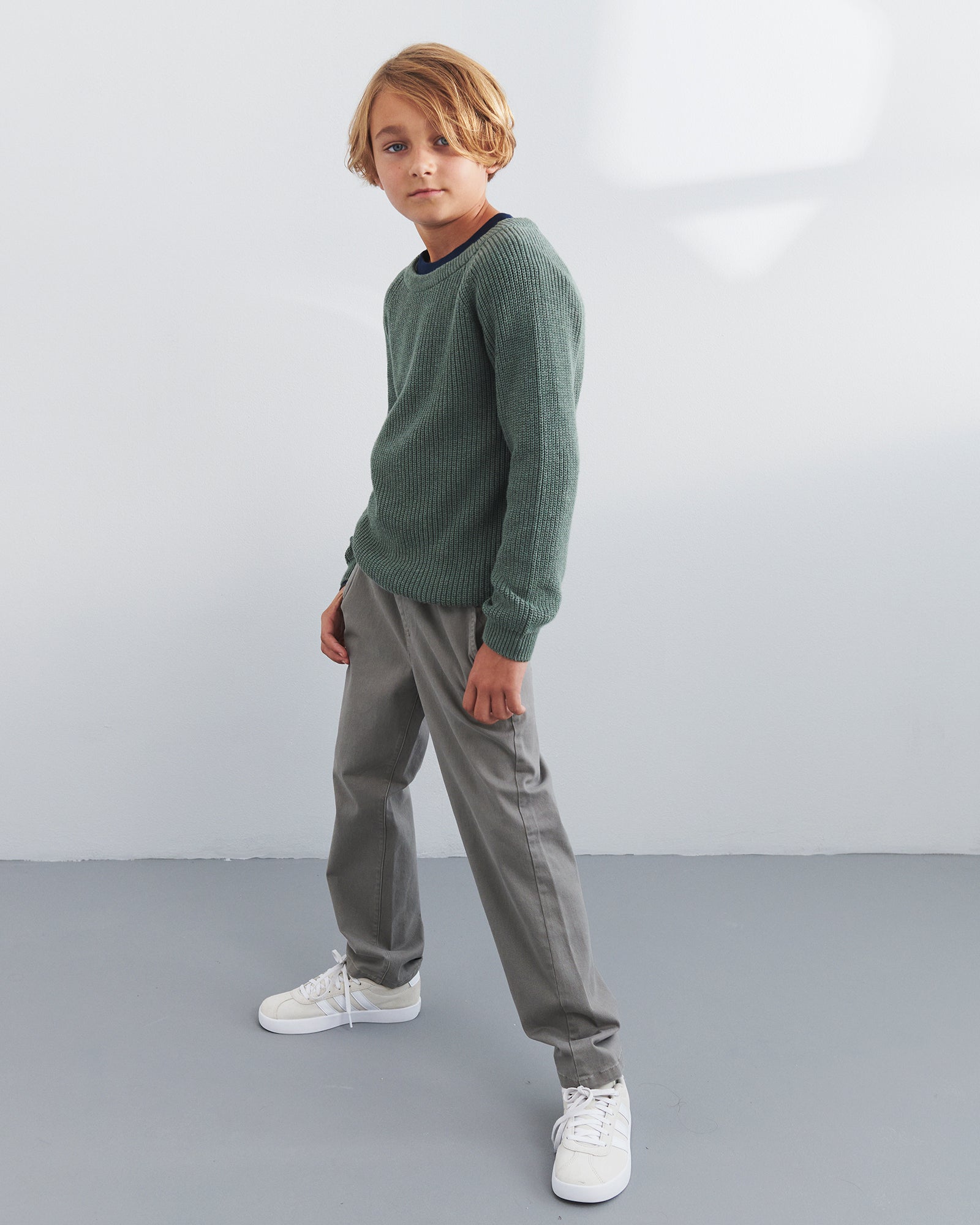 Lässige Pull-on-Chinos - Tweens - Grey