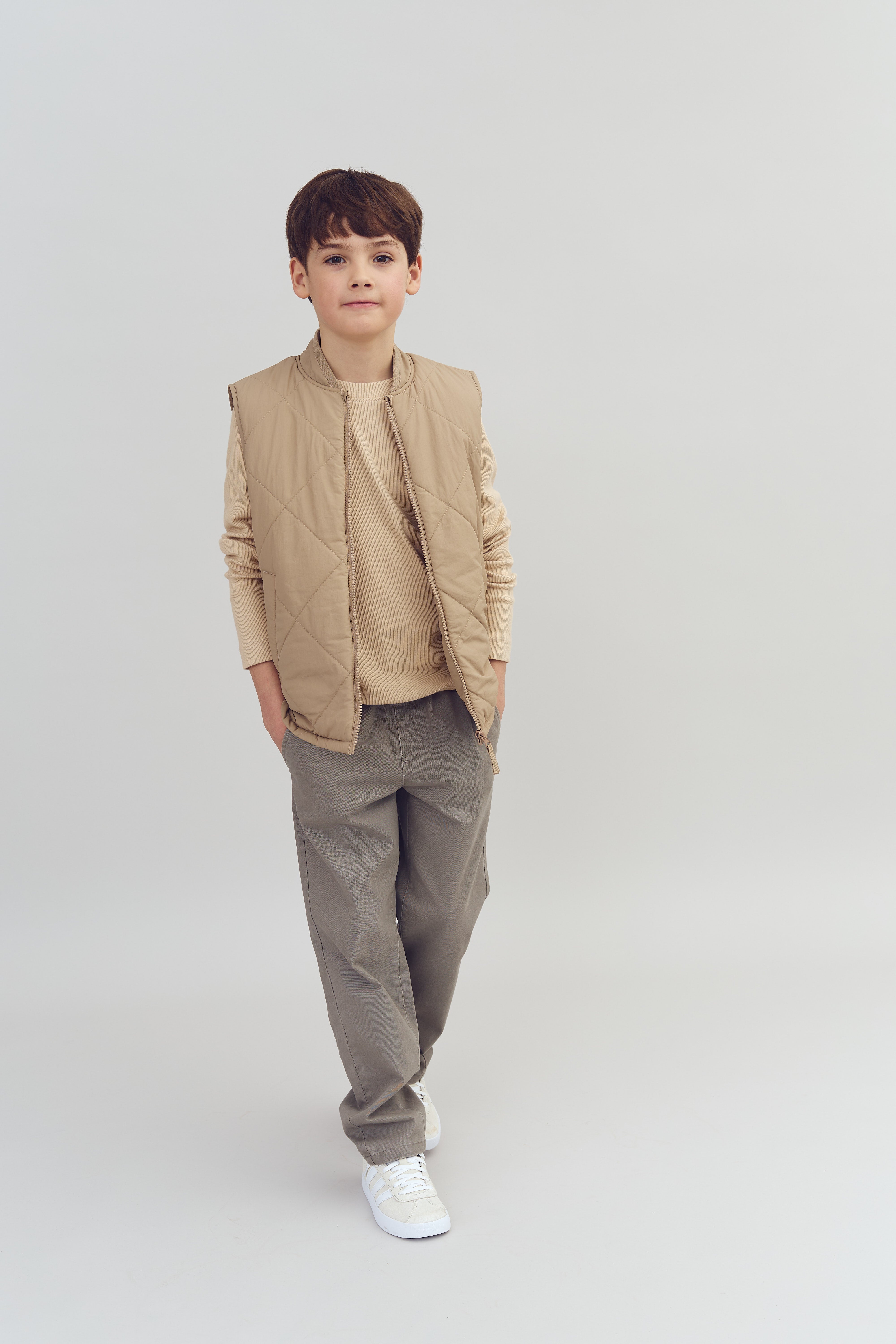 Lässige Pull-on-Chinos - Tweens - Grey