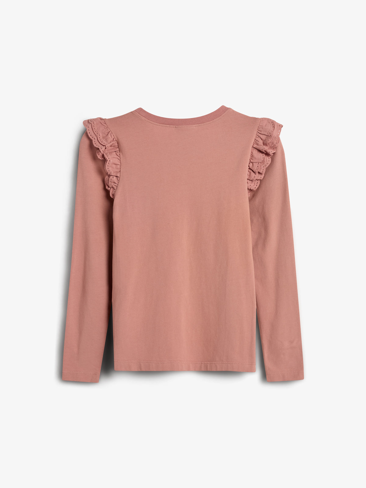 Jersey-Bluse mit Rüschenkappe - Tweens - Dusty Rose