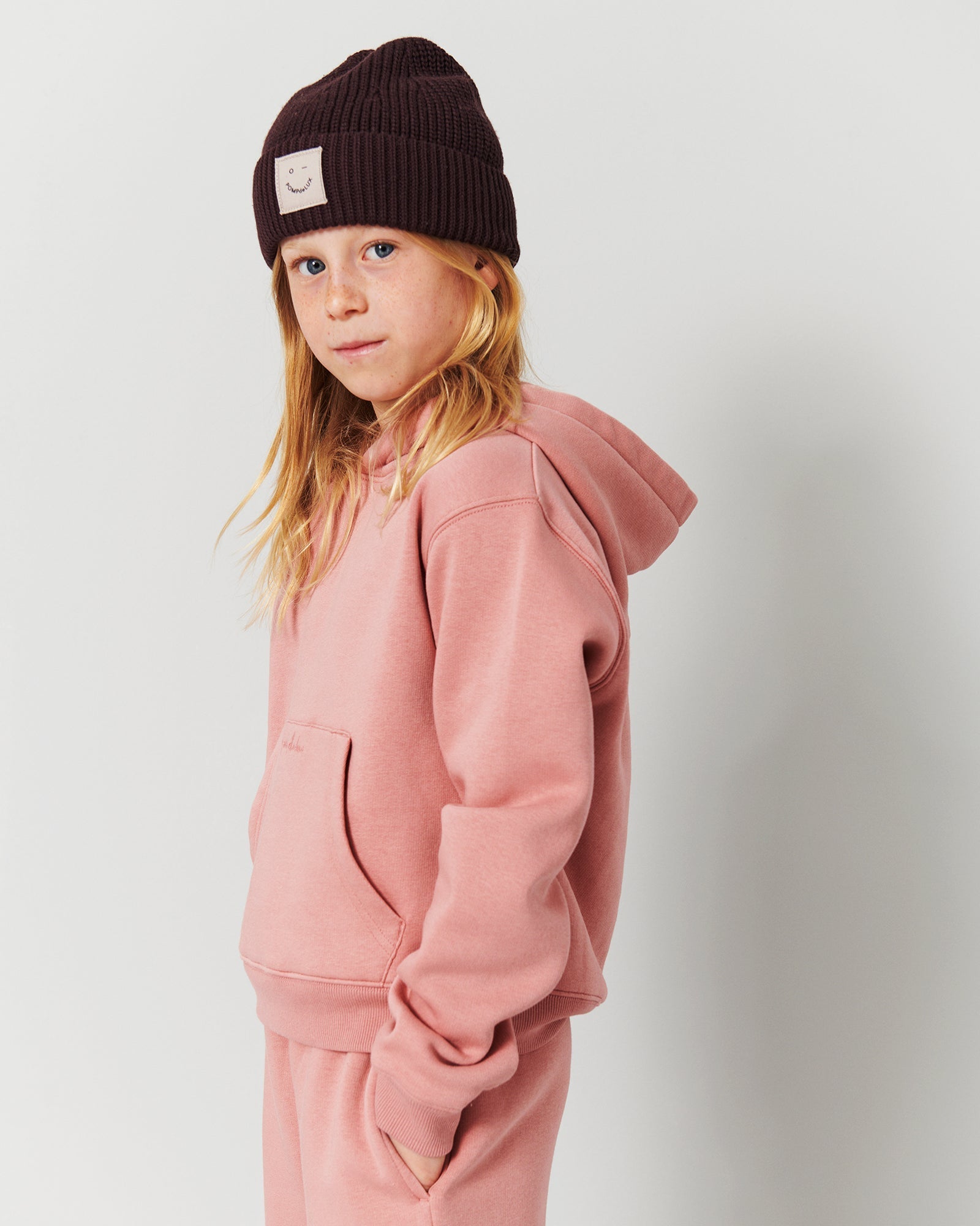 Gekürzter Hoodie - Tweens - Dusty Rose