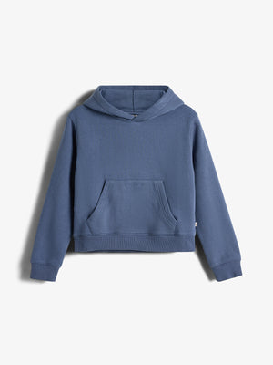 Gekürzter Hoodie - Tweens - Vintage Blue